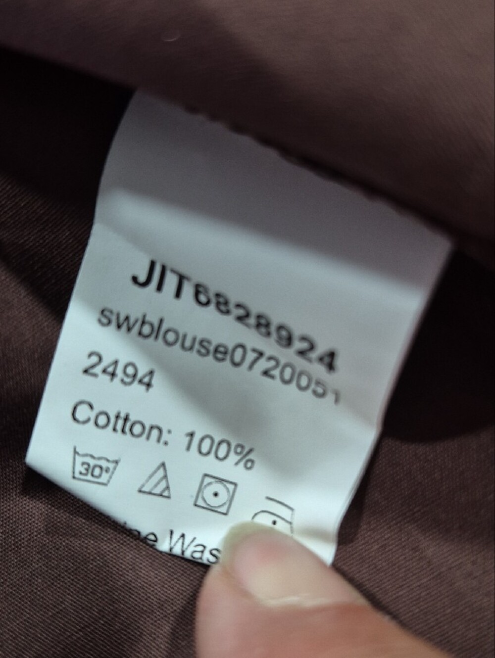 SHEIN Brown Long-Sleeve Casual Button-Down Shirt - Picture 4 of 4